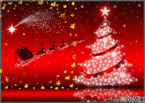 Natal Feliz - GIF animado gratis