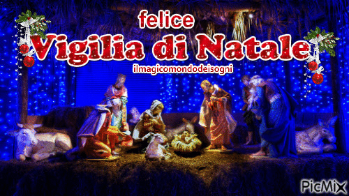 vigilia di natale - Бесплатный анимированный гифка