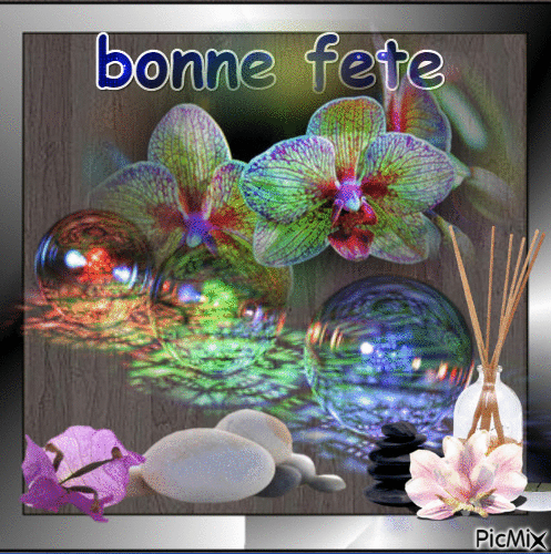 bonne fete - Zdarma animovaný GIF