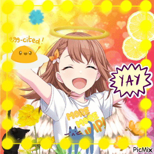 Minori Happy Smile - Безплатен анимиран GIF