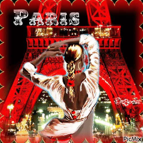 Paris ❤❤ - Бесплатный анимированный гифка