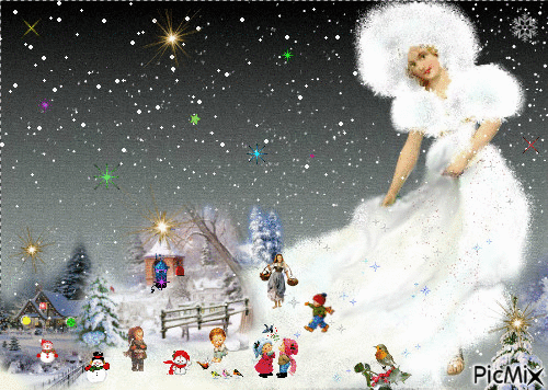 madame hiver - Ingyenes animált GIF