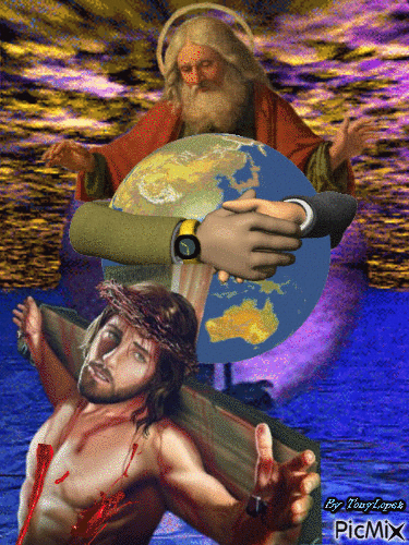 JESUS EN LA CRUZ - Bezmaksas animēts GIF