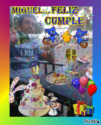 cumplemiguel - Free animated GIF