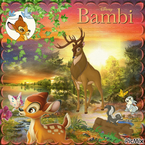 Bambi - Besplatni animirani GIF