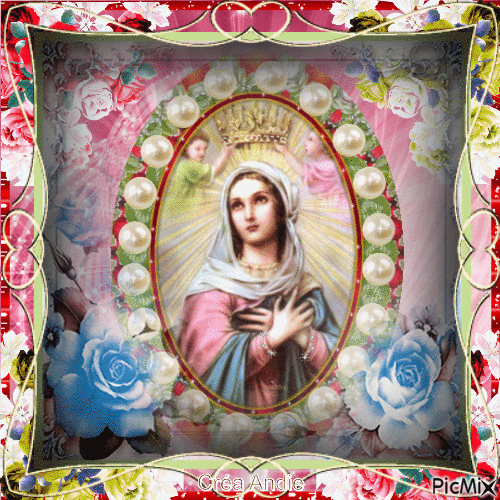 Vierge Marie, Esprit de Bénédiction - GIF animado gratis