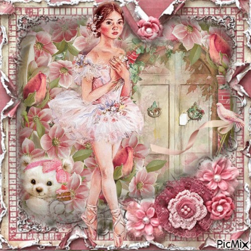 Girl in Flowers-RM-02-18-23 - Free PNG