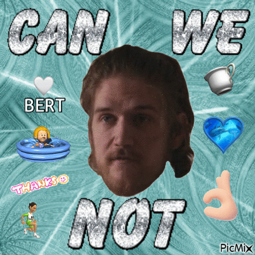 can we not bert - 免费动画 GIF