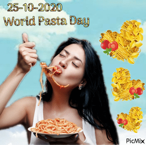 World Pasta Day - Безплатен анимиран GIF