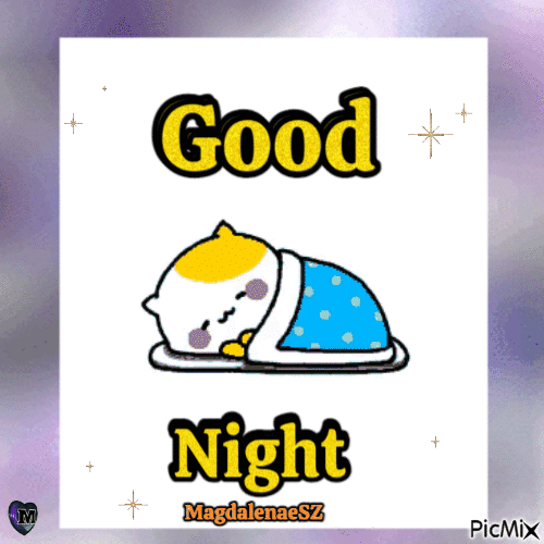 good night - Animovaný GIF zadarmo