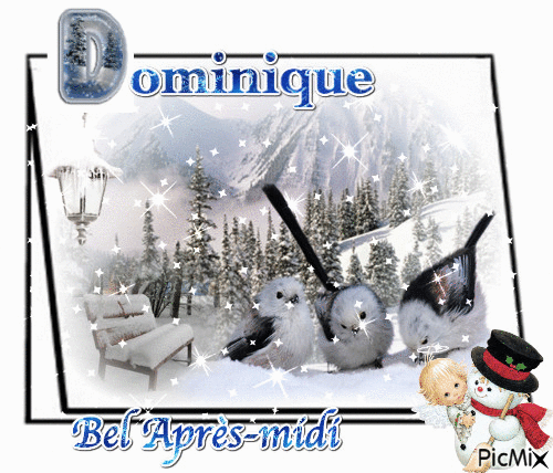 Dominique bel Après-midi - Бесплатни анимирани ГИФ
