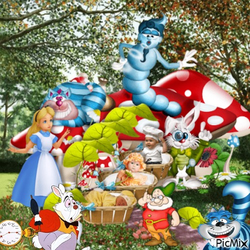Alice au Pays des Merveilles - png gratis