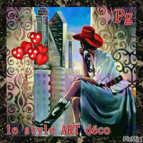 le style ART déco - Free animated GIF