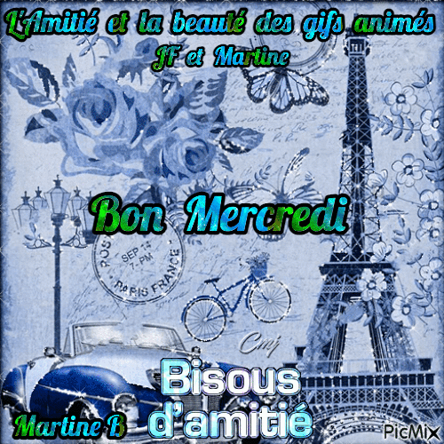 bon Mercredi - Animovaný GIF zadarmo