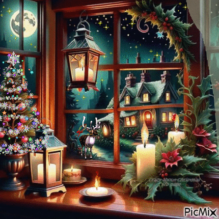 Night before Christmas - Gratis geanimeerde GIF