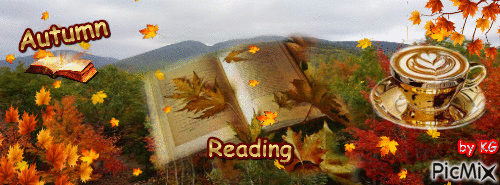 Autumn Reading - GIF animasi gratis