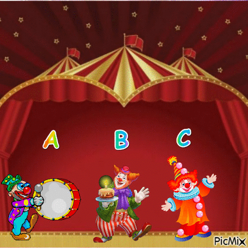 Clowns - GIF animado grátis