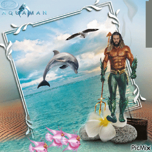 Aquaman - GIF animado grátis