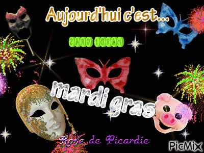 mardi gras - 無料のアニメーション GIF