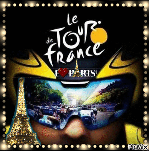 Tour de France - Animovaný GIF zadarmo