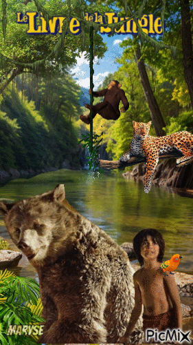 le livre de la jungle - Gratis animerad GIF