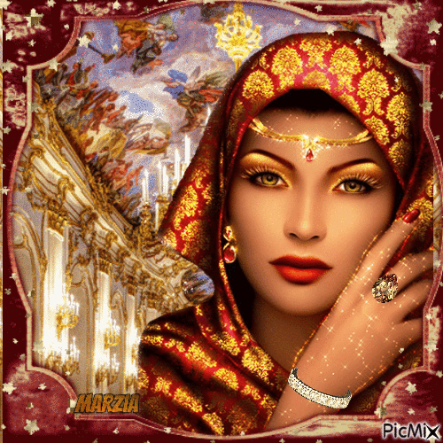 principessa araba - GIF animado grátis
