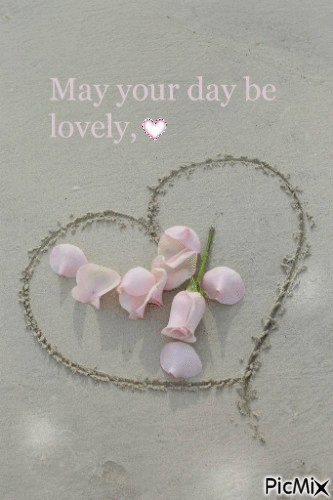 may your day be blessed <3 - GIF animé gratuit