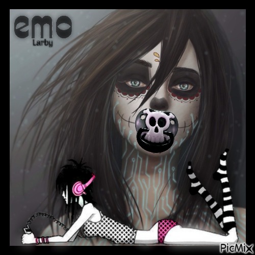 Emo girl !!!!! - Free PNG