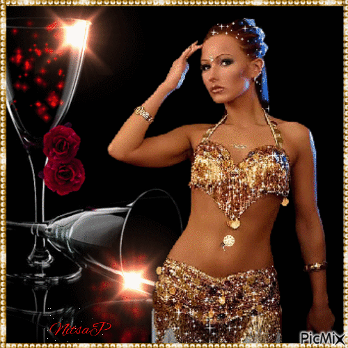 the belly dance - GIF animate gratis