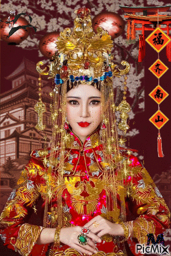 Chinese Beauty - Безплатен анимиран GIF