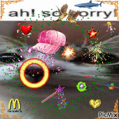 ah! so sorry! - Darmowy animowany GIF