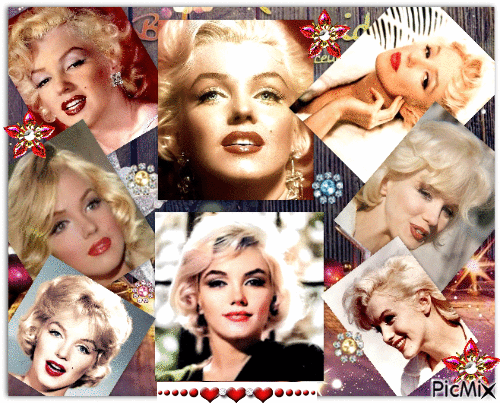Marilyn - Gratis animerad GIF