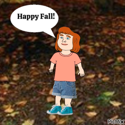 Happy Fall from Baby - Free PNG