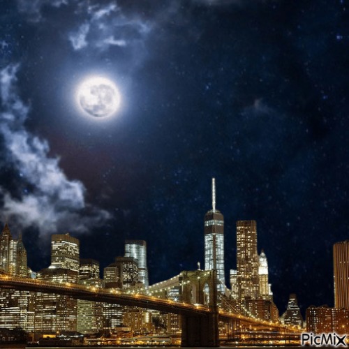 New York City skyline - Free PNG