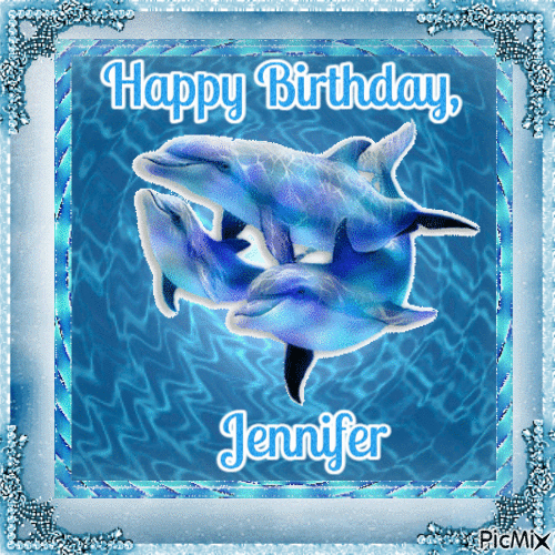Happy Birthday, Jennifer - Kostenlose animierte GIFs