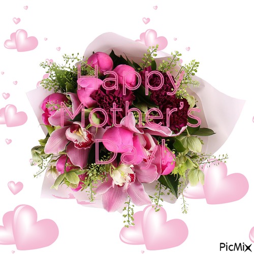 happy mother's day - PNG gratuit