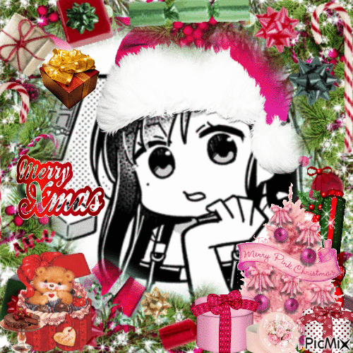 merry christmas yuno - Бесплатный анимированный гифка