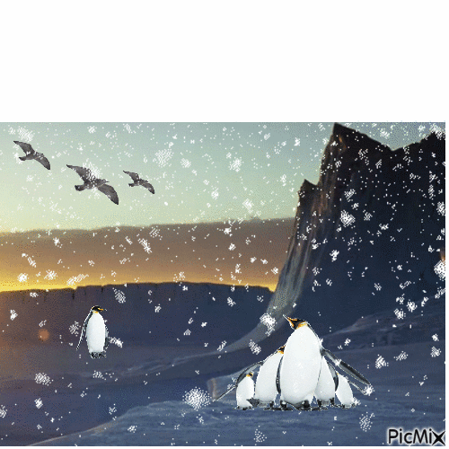 Зима - Bezmaksas animēts GIF