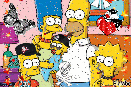 COOL Simpsons - GIF animate gratis