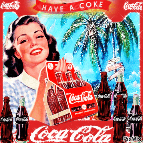 Have a Coca-Cola - 免费动画 GIF