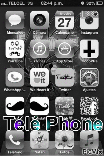 Télé Phone - 免费动画 GIF