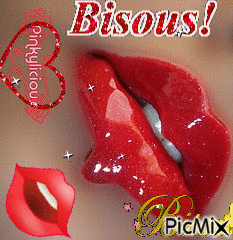 bisous! - Gratis animeret GIF