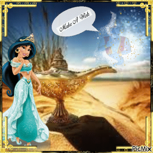 Aladins-Lampe - Darmowy animowany GIF