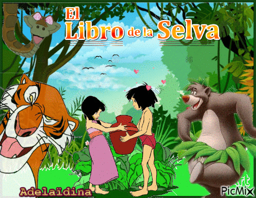 Libro de la Selva - GIF animate gratis