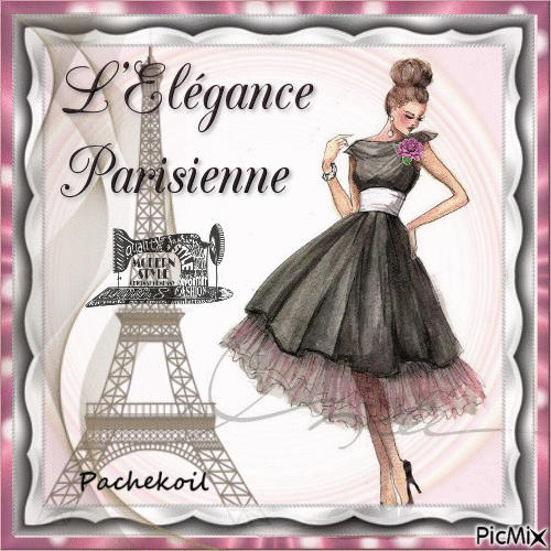 L'Elégance Parisienne - Ingyenes animált GIF