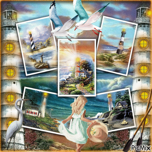 Seaside Collage-RM-02-11-23 - Gratis animeret GIF