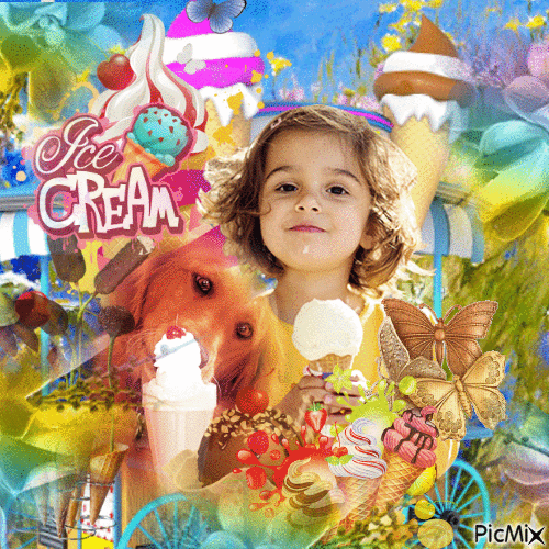 love ice cream - 無料のアニメーション GIF