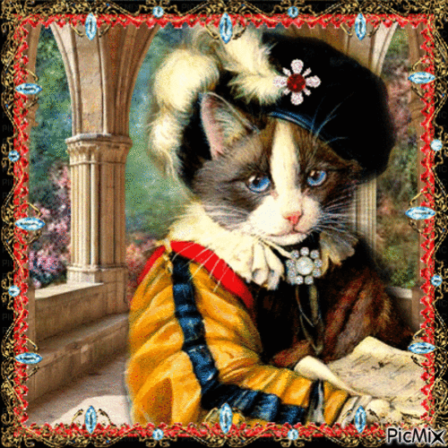 Cat of the Nobles - Free animated GIF