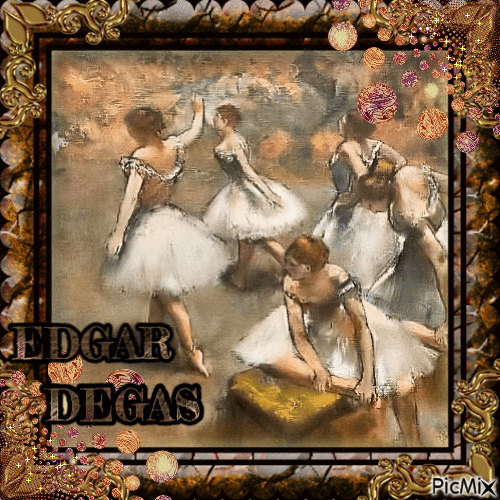 Tänzer von Edgar Degas - Free animated GIF