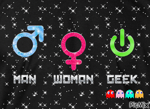 man/woman/geek - GIF animado gratis